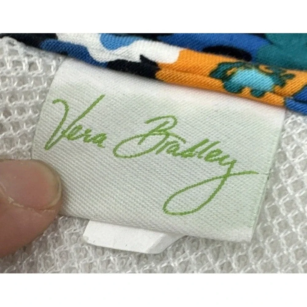 Vera Bradley Baby Changing Pad Travel Mat Blue Floral Quilted Cotton Portable